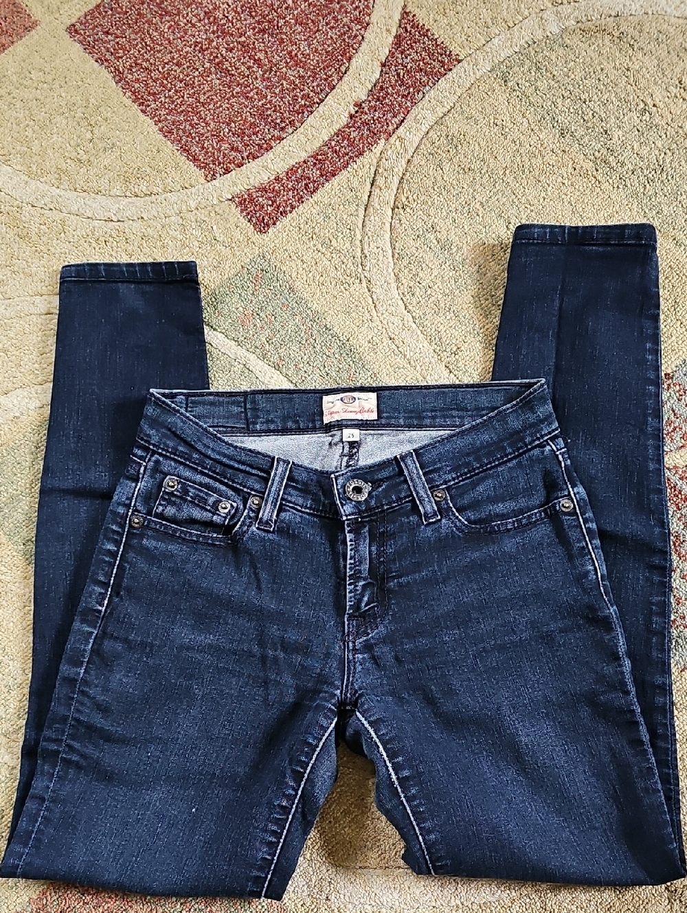 Womens, Fossil, Jeans, Dark Blue, Size 25, Super Skinny Ankle.